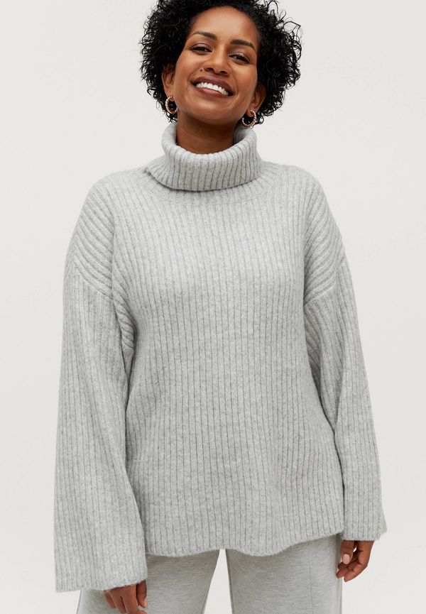 Gina Tricot - Tröja Tessa Knitted Sweater - Grå