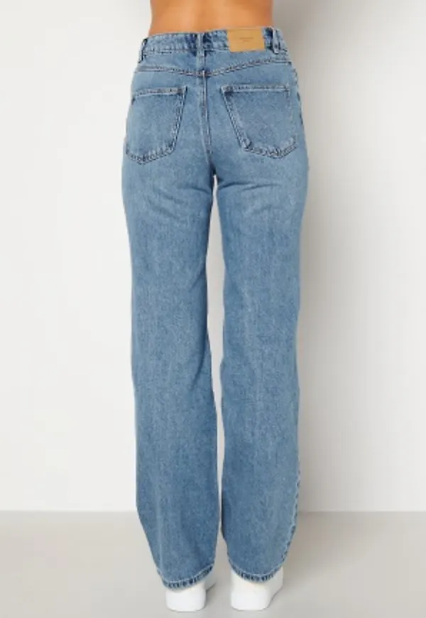 VERO MODA Kithy HR Loose STR Destroy Jeans Medium Blue Denim 29/30