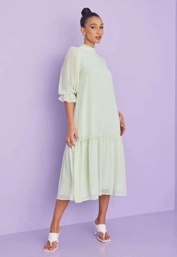 Selected Femme Slfroxette 34 Midi Dress B Midiklänningar