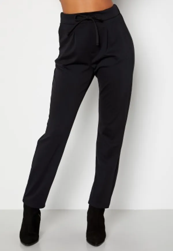 Happy Holly Mathilda high waist tricot pants Black 32/34