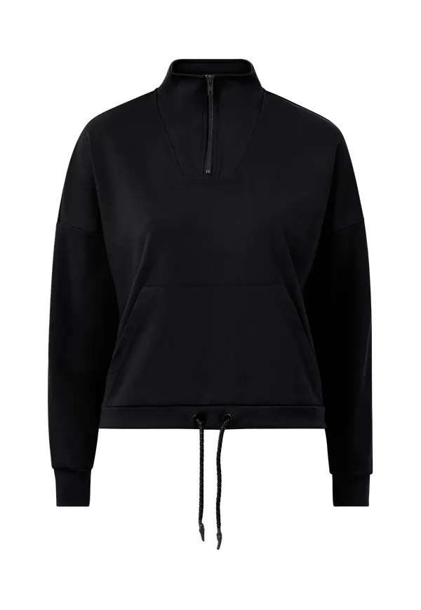 Vero Moda - Sweatshirt vmCharlie LS Zip Sweat - Svart