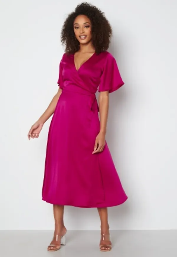 Bubbleroom Occasion Scala dress Fuchsia 44