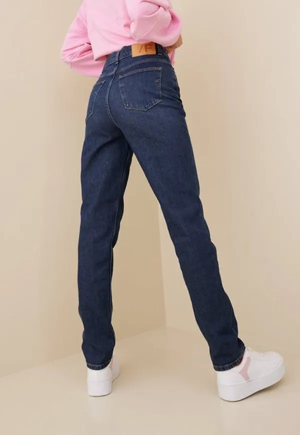 Selected Femme Slfamy Hw Slim Row Blue Jeans U Noo Bootcut & Flare