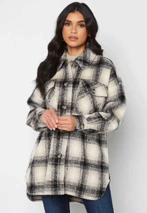 VERO MODA Luna Jacket Safari Checks M