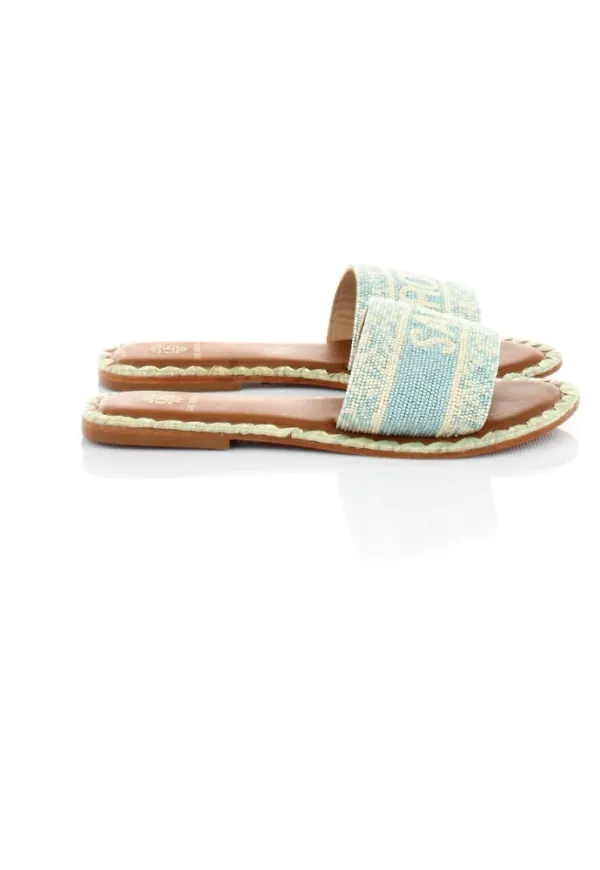 De Siena Sandals Blå, Dam