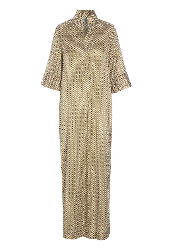 Dea Kudibal Maxi dagklänning Beige, Dam