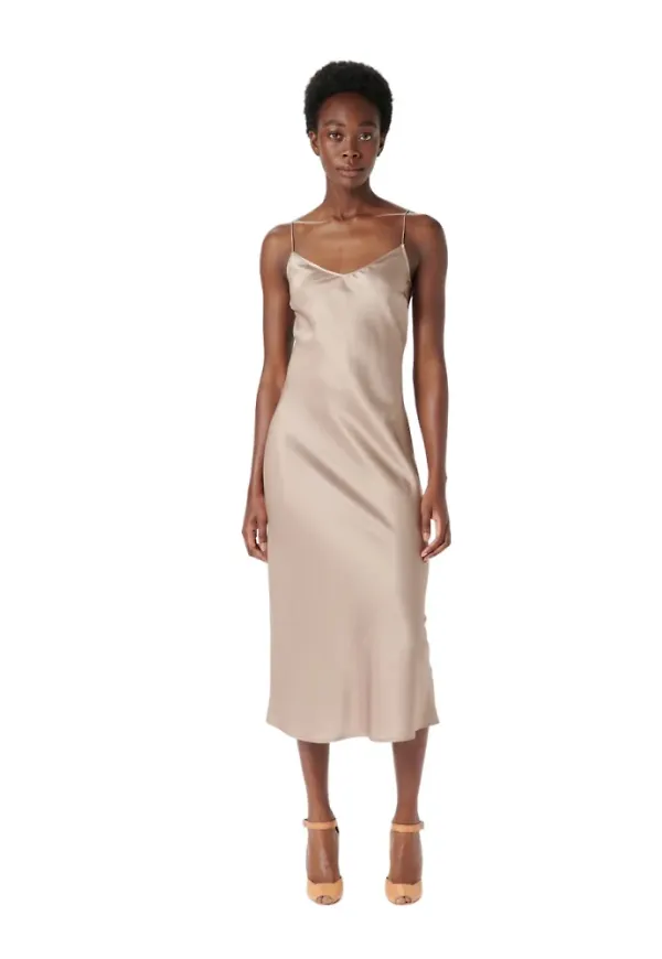 Dea Kudibal Midi dagklänning Beige, Dam