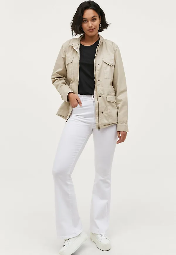 Ellos - Jeans Thea High Waist Flare - Vit