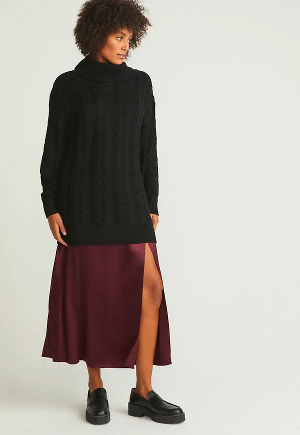 Deana satin skirt