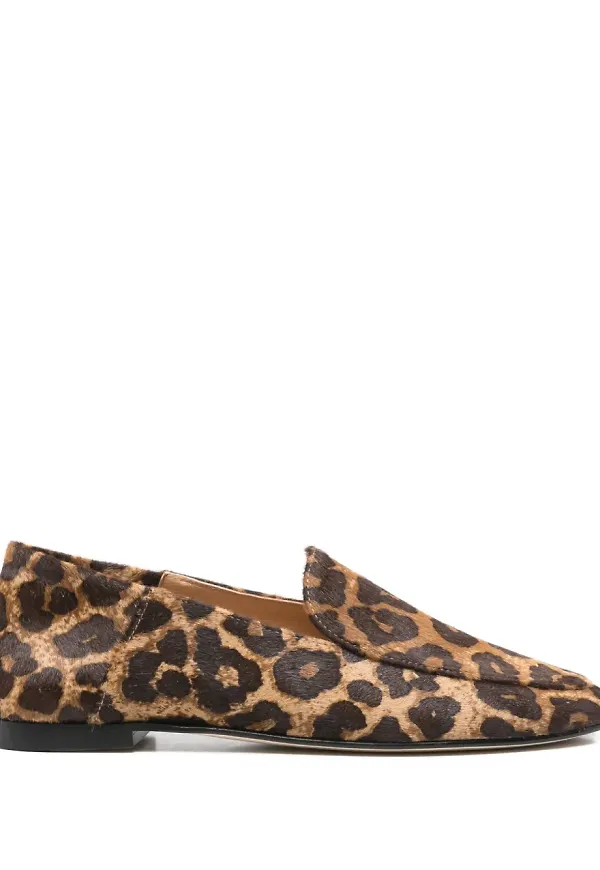Dear Frances djurmönstrade loafers - Brun