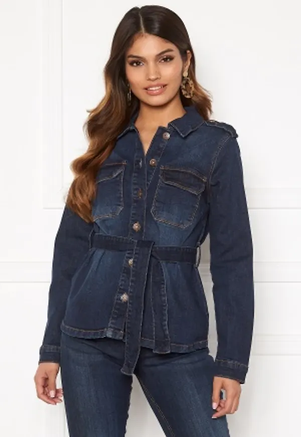 Happy Holly Cindy denim shacket Dark denim 36/38