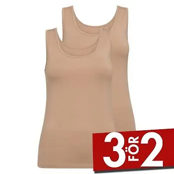 Decoy 2P Wide Strap Bamboo Top Beige X-Small Dam