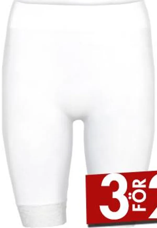 Decoy Long Shorts With Lace Vit S/M Dam