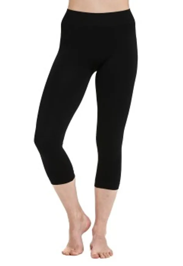 Decoy Seamless Capri Leggins Svart S/M Dam