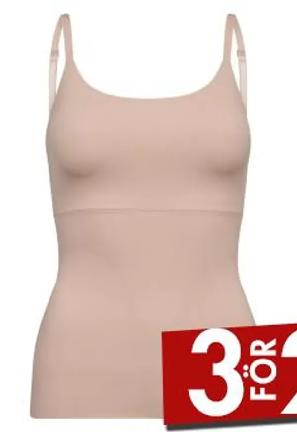 Decoy Shapewear Top Flexible Beige Medium Dam