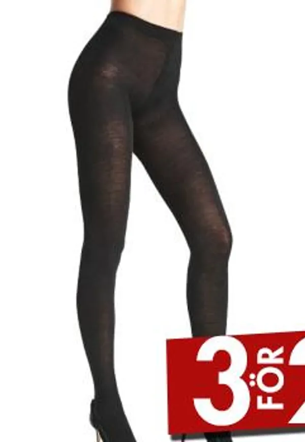 Decoy Strumpbyxor Doubleface 110 DEN Tights Svart X-Large Dam