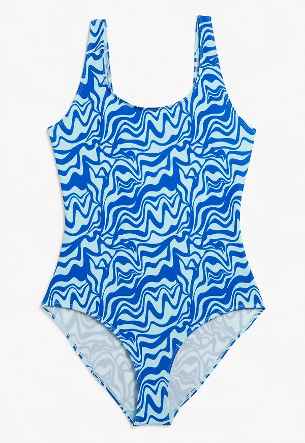 Deep back swimsuit - Turquoise