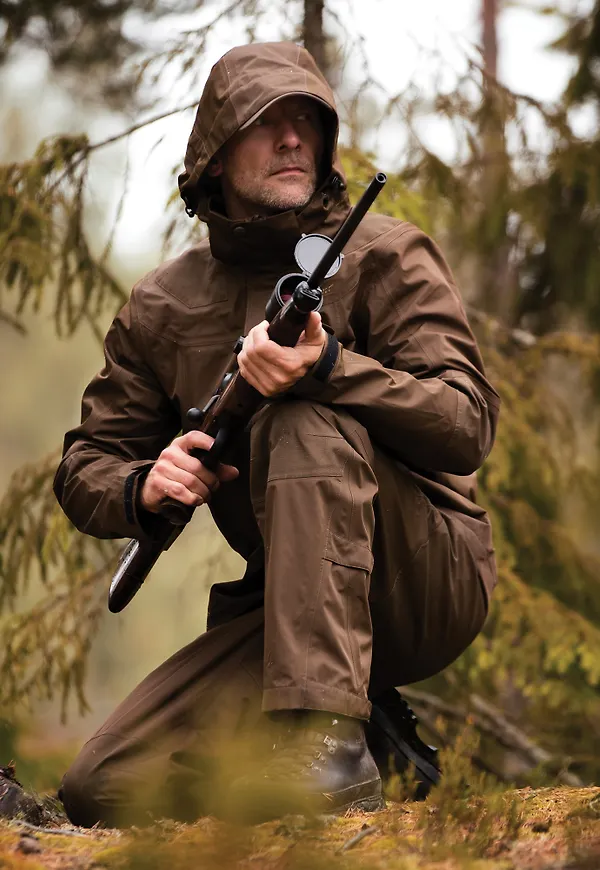 Deerhunter Men's Track Rain Jacket Canteen