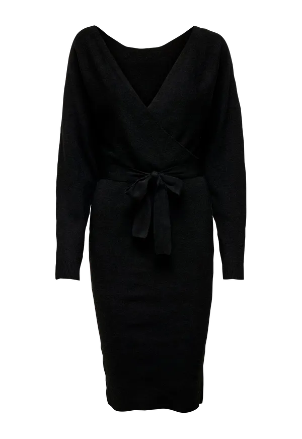 Only - Klänning onlMiabella L/S Dress - Svart