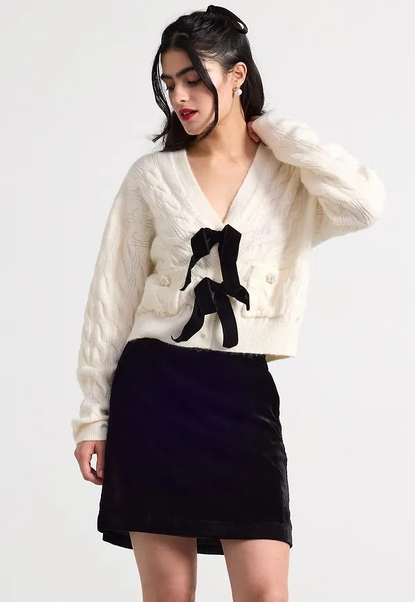 Dekorerad cardigan