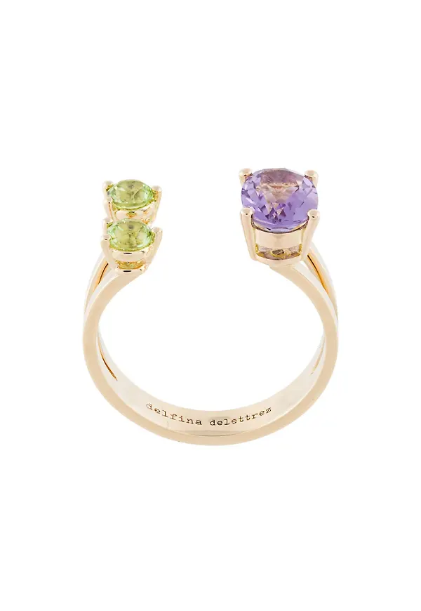 Delfina Delettrez 3 Dots ring - Metallic