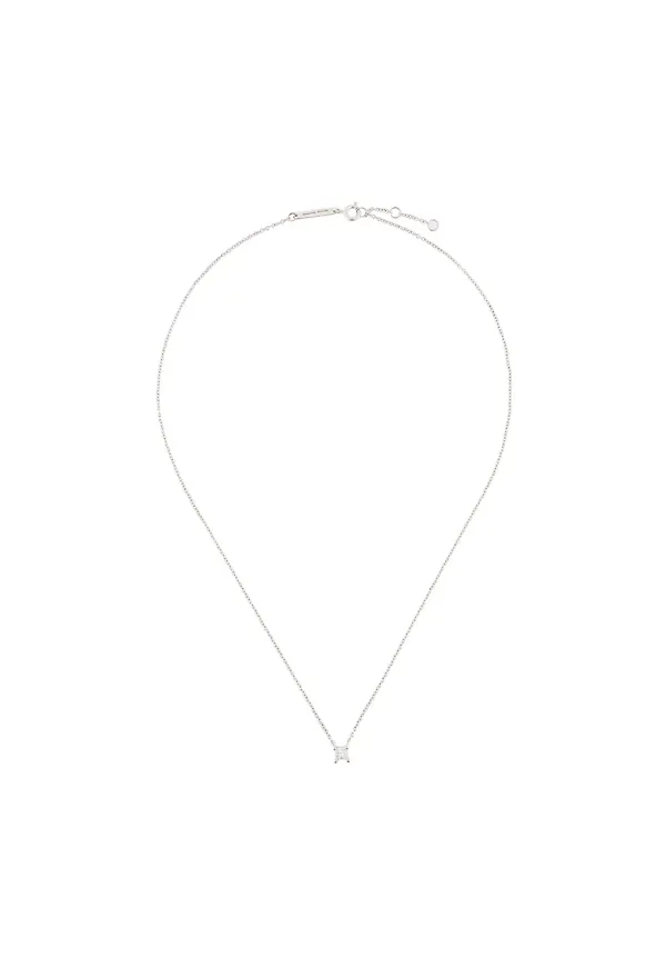 Delfina Delettrez Dots Solitaire diamond necklace - Metallic