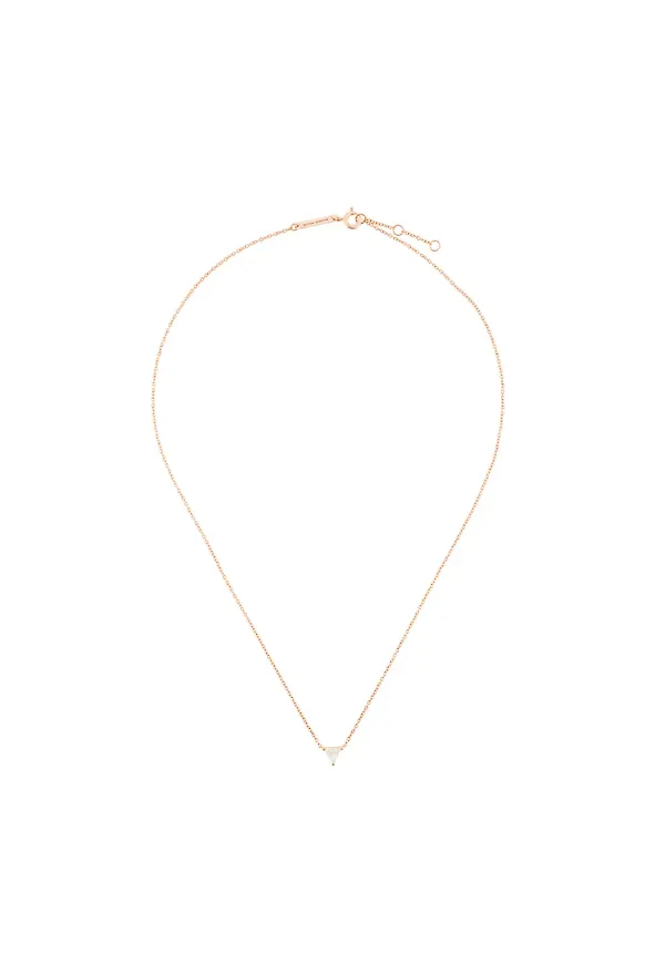 Delfina Delettrez Dots Solitaire diamond necklace - Metallic