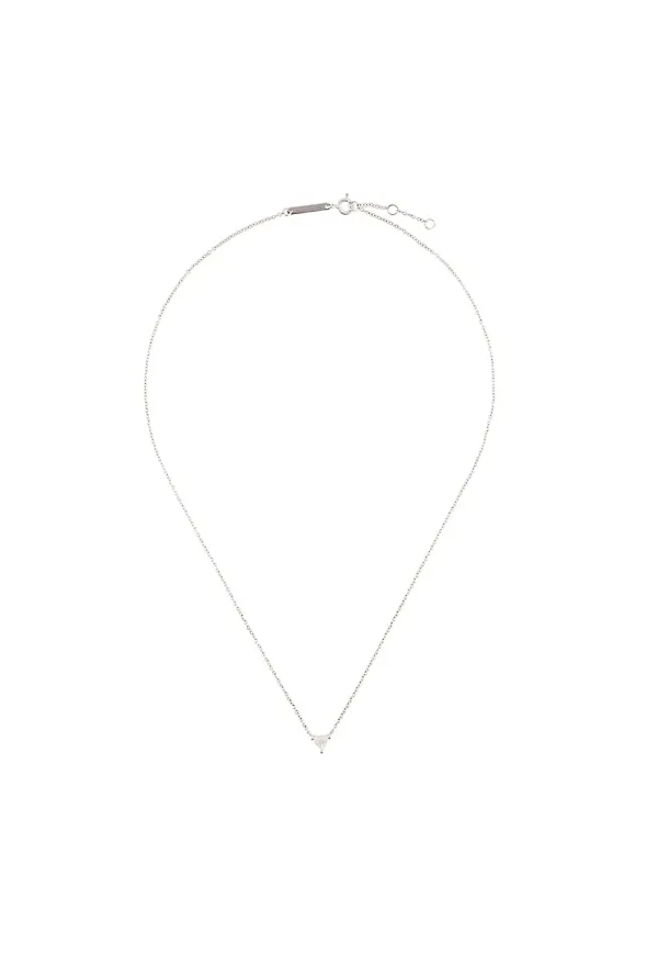 Delfina Delettrez Dots Solitaire diamond necklace - Metallic