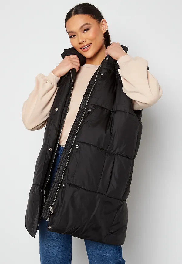 Demy Padded Waistcoat Black main image 0