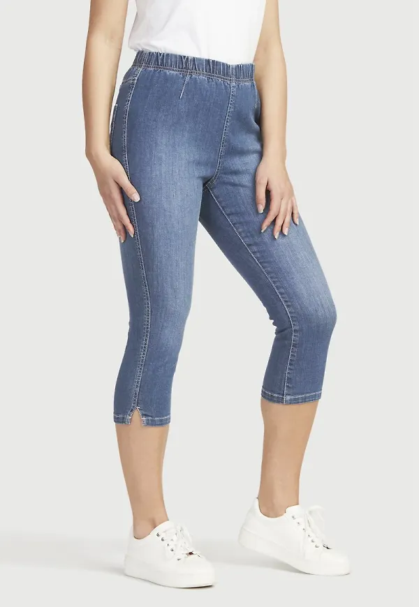 Denim capribyxa Caroline