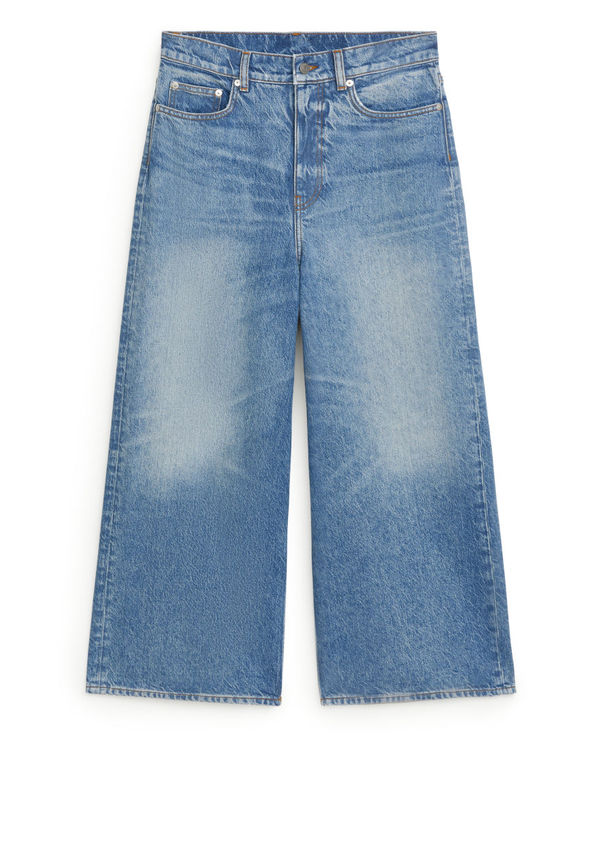 Denim Culottes - Blue