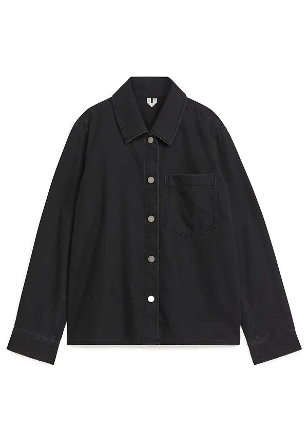 Denim Shirt - Black