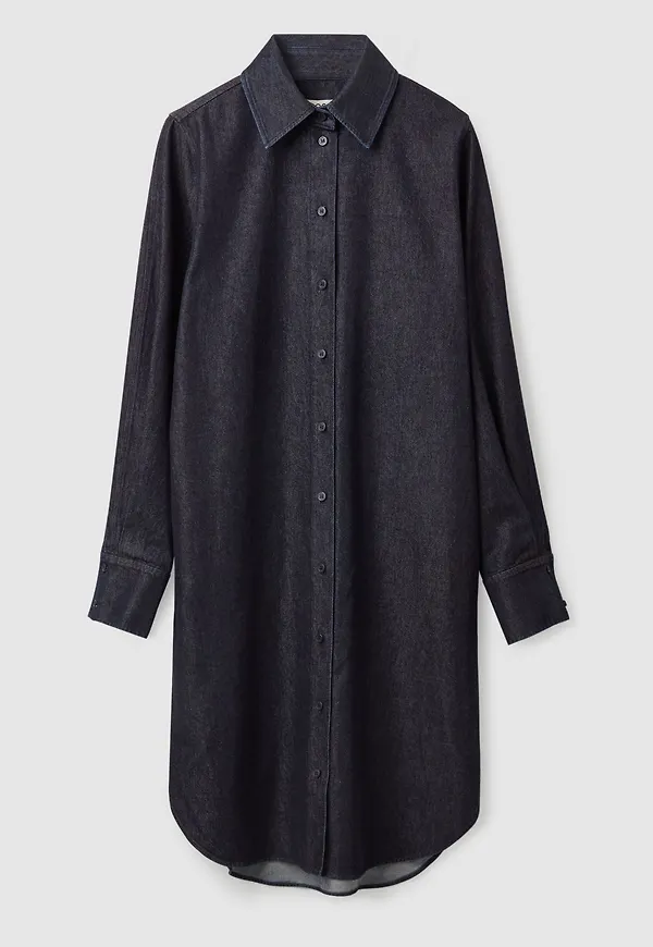 DENIM SHIRT DRESS