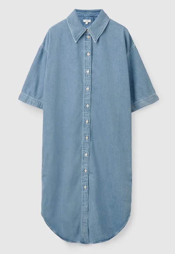 DENIM SHIRT DRESS