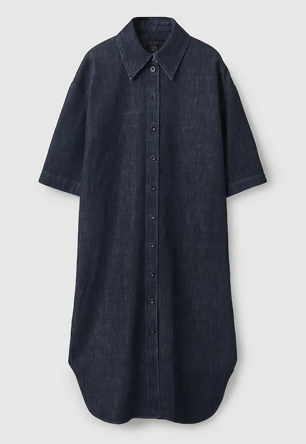 DENIM SHIRT DRESS