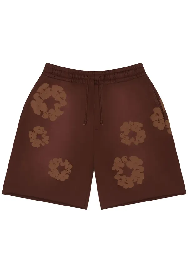 Denim Tears Mono Wreath shorts - Brun