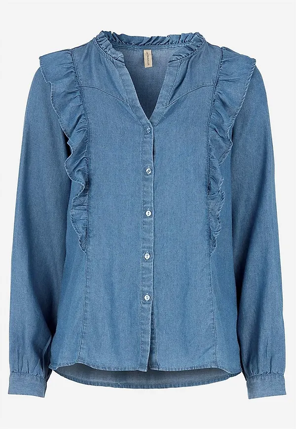 Denimblus i lyocell