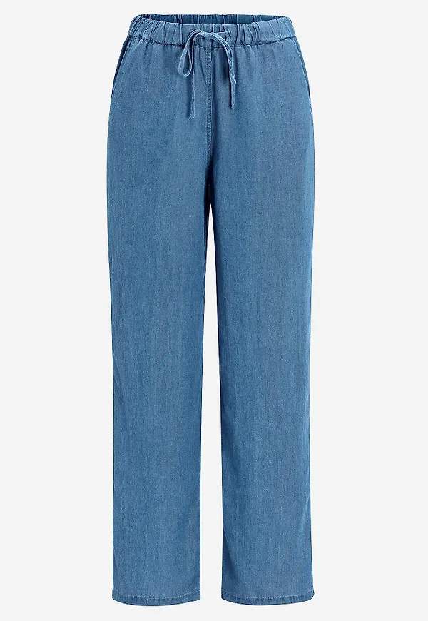 Denimbyxa i lyocell