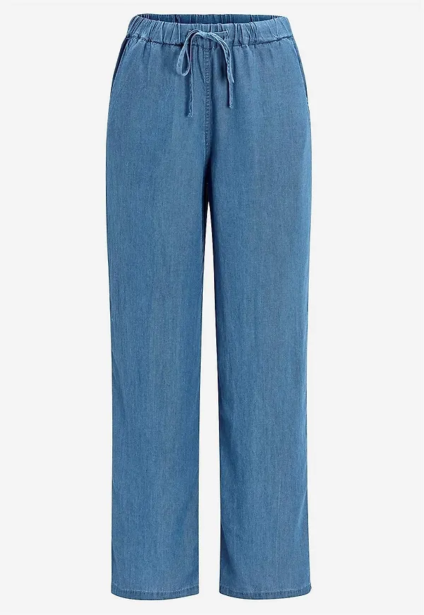 Denimbyxa i lyocell