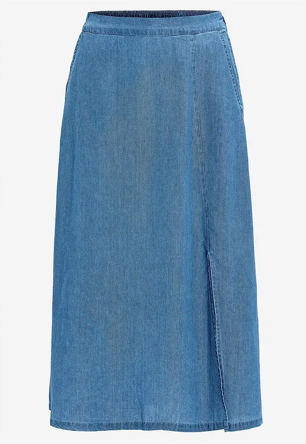 Denimkjol i lyocell