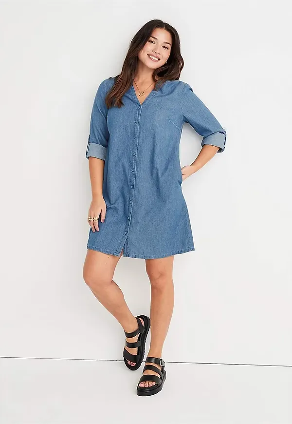 Denimklänning