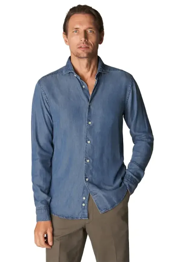 Denimskjorta Slim Fit