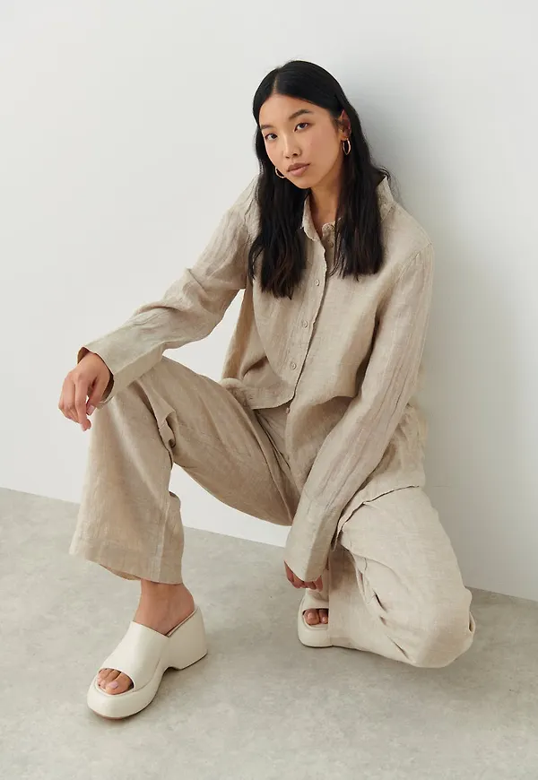 Denise linen trousers