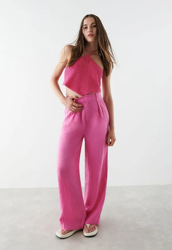 Denise linen trousers