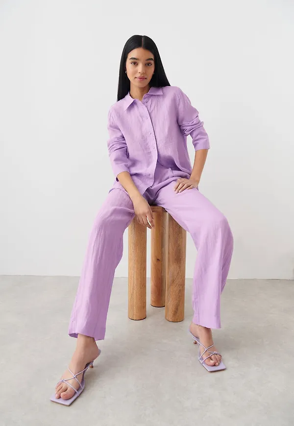 Denise linen trousers