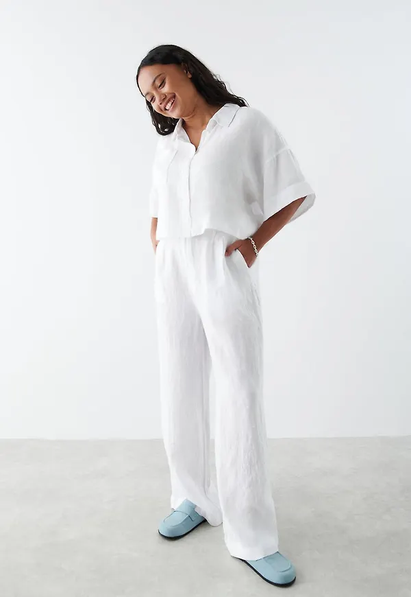 Denise linen trousers