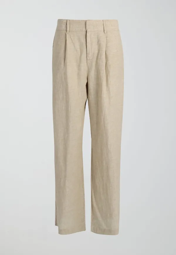Denise tall linen trousers