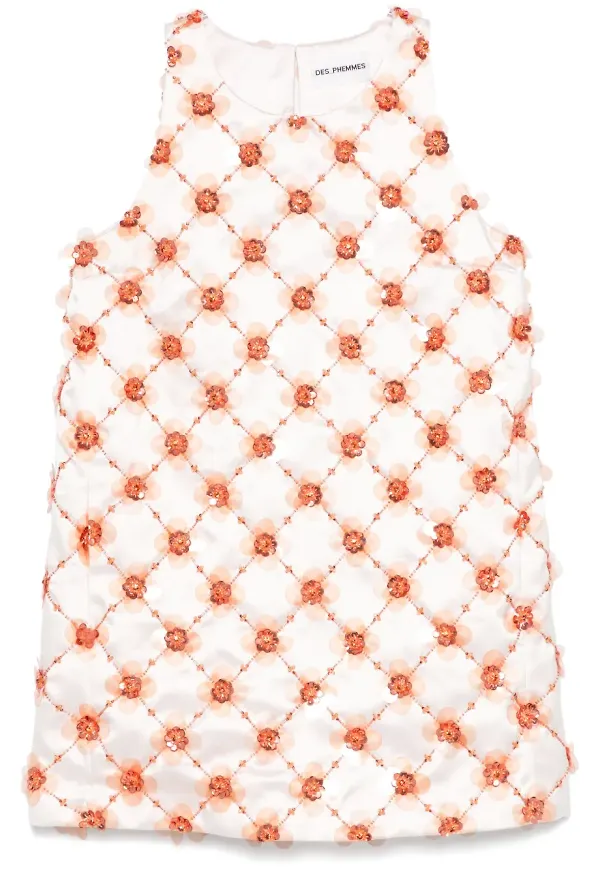 DES PHEMMES Bell miniklänning - Neutral – Farfetch