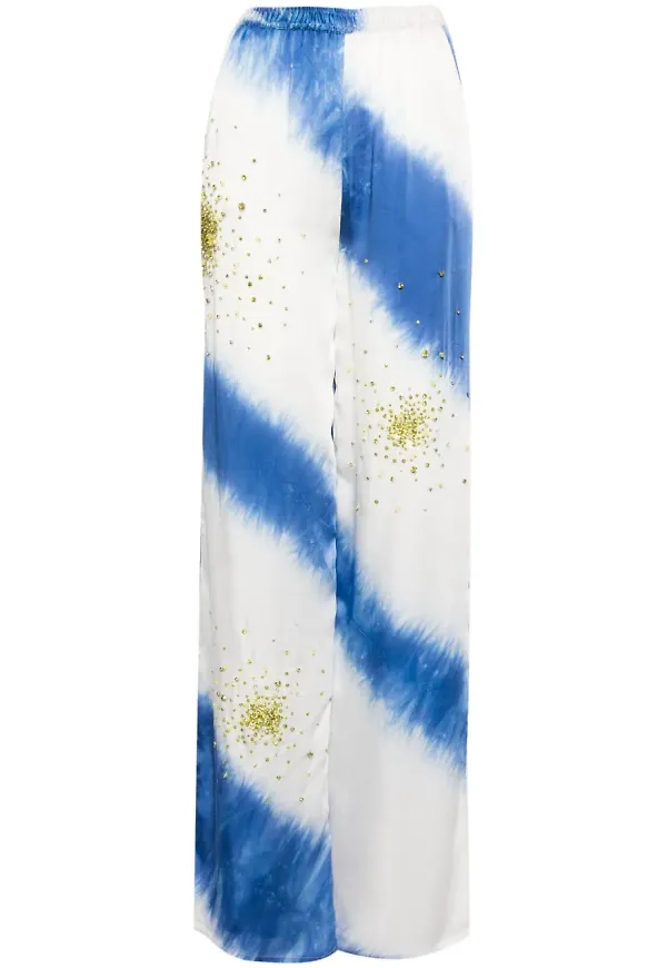 DES PHEMMES byxor med strass - Vit