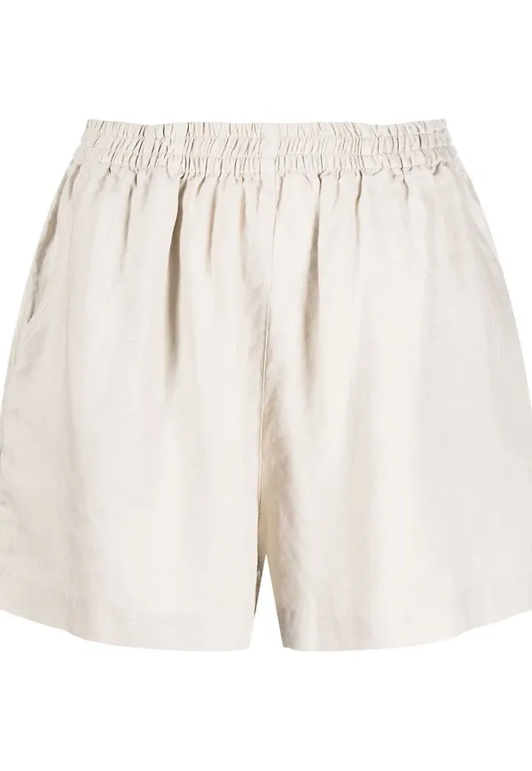 DES SEN raka linneshorts - Neutral